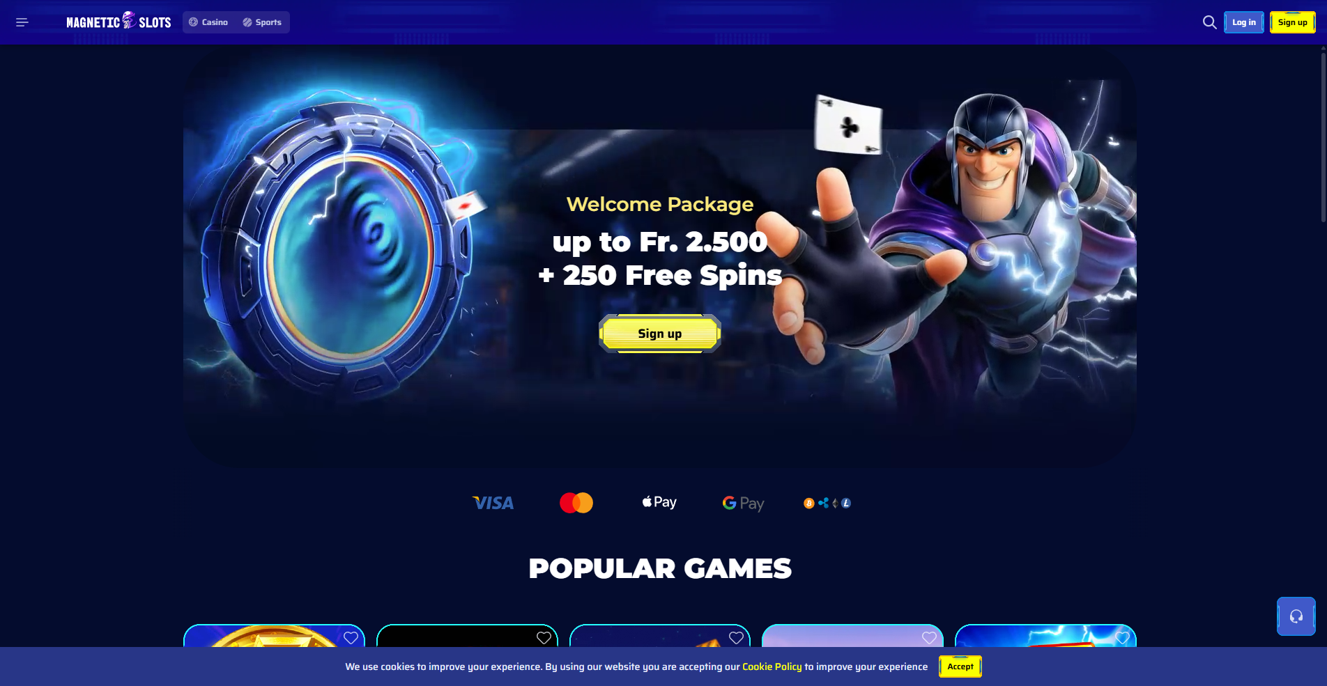 Magneticslots Disponibilidade
